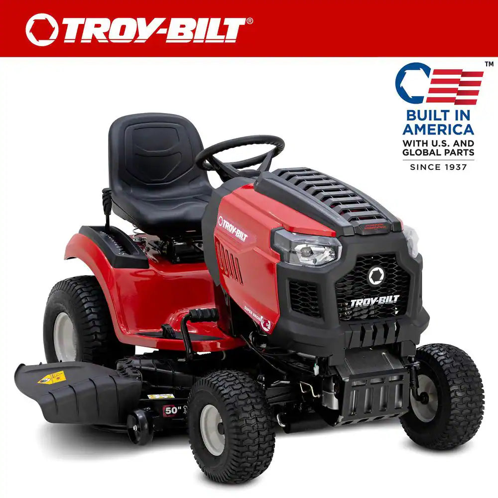 Super Bronco 50 In. Fabricated Deck 24 HP V-Twin Kohler 7000 Series Engine Hydrostatic Drive Gas Riding Lawn Tractor