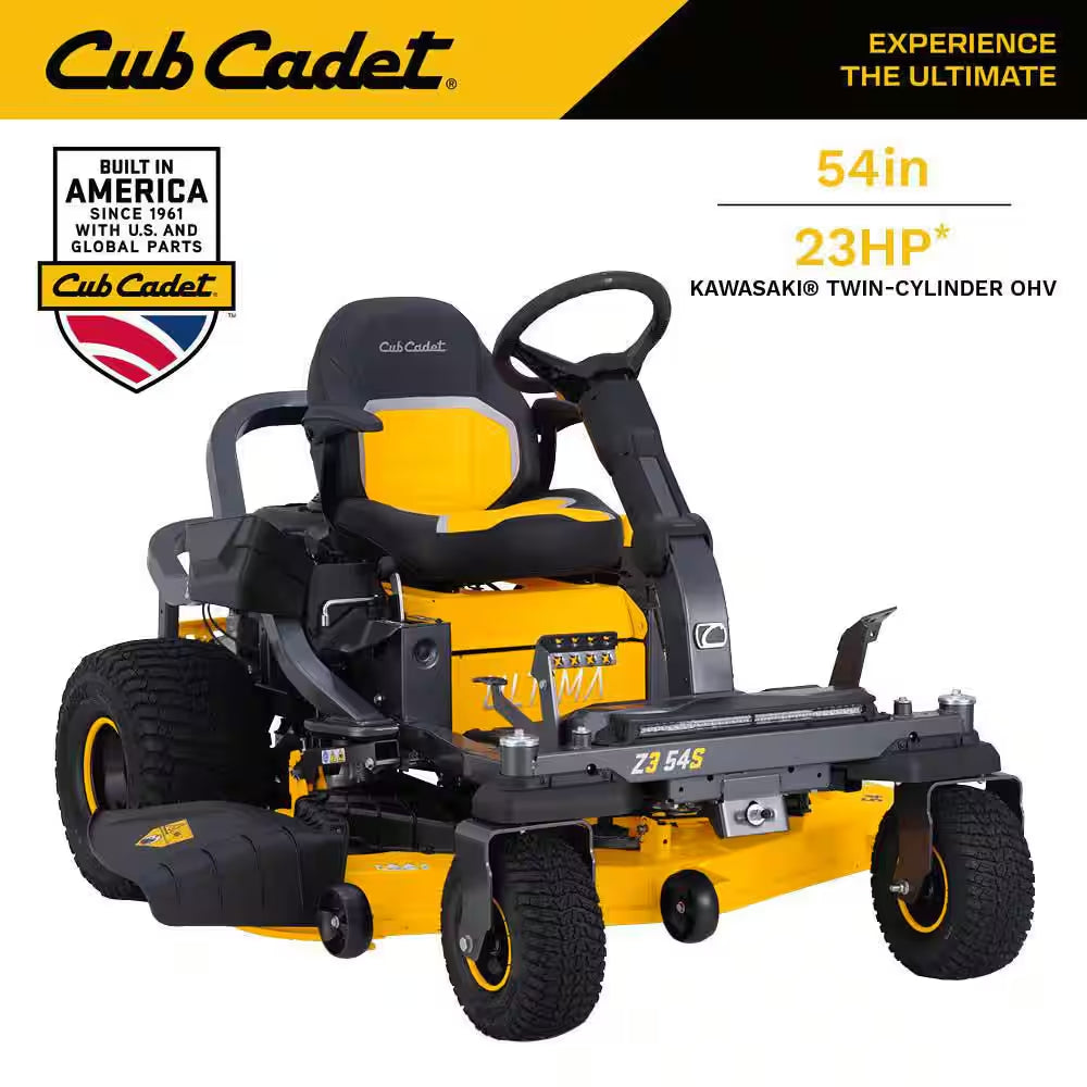 Ultima Z2 46In. Fabricated Deck 21.5HP V-Twin Kawasaki FR Series Engine Dual Hydro Drive Gas Zero Turn Riding Lawn Mower