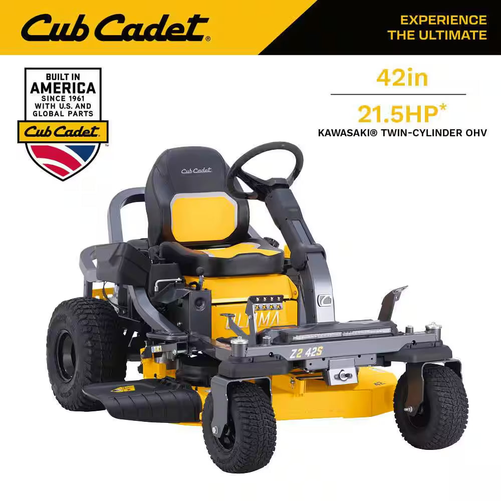 Ultima Z2 50In. Fabricated Deck 23HP V-Twin Kawasaki FR Series Engine Dual Hydro Drive Gas Zero Turn Riding Lawn Mower