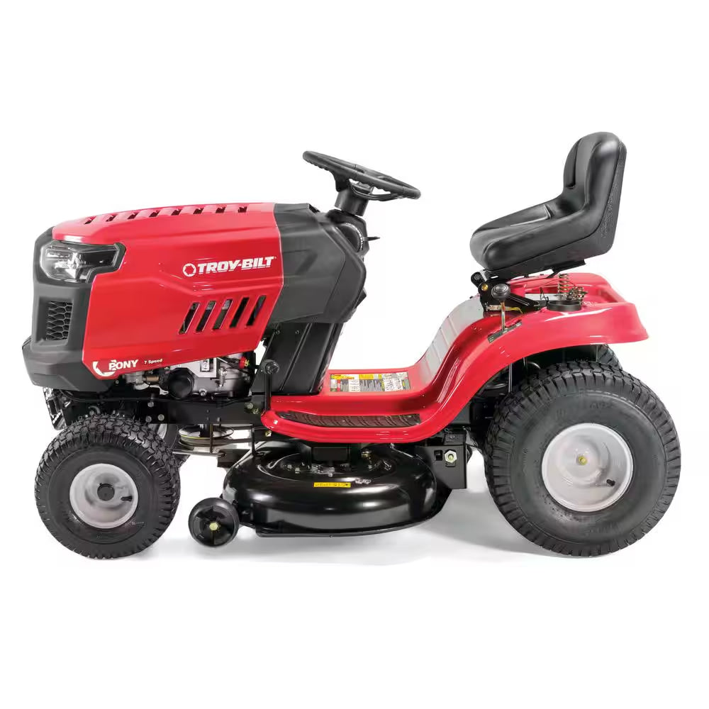 Pony 42 In. 547Cc Engine 7-Speed Manual Drive Gas Front Engine Riding Lawn Mower