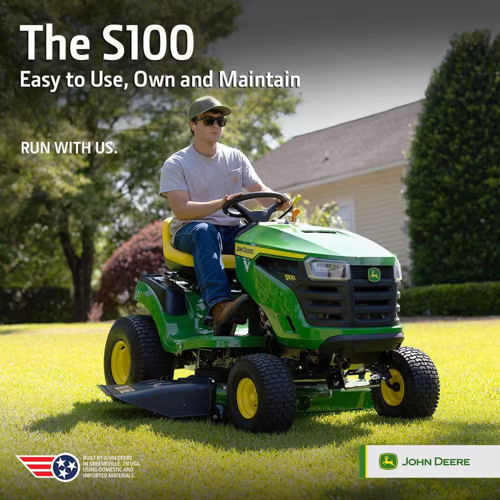 S100 42 In. 17.5 HP Gas Hydrostatic Riding Lawn Mower