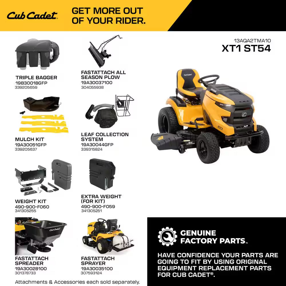 XT1 Enduro ST 54 In. Fabricated Deck 24 HP V-Twin Kohler 7000 Series Engine Hydrostatic Drive Gas Riding Lawn Tractor