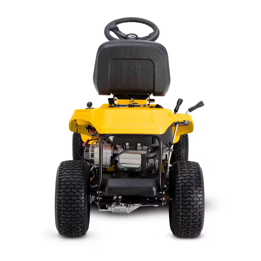 30 In. 10.5 HP Briggs and Stratton Engine 6-Speed Manual Drive Gas Rear Engine Riding Mower with Mulch Kit Included