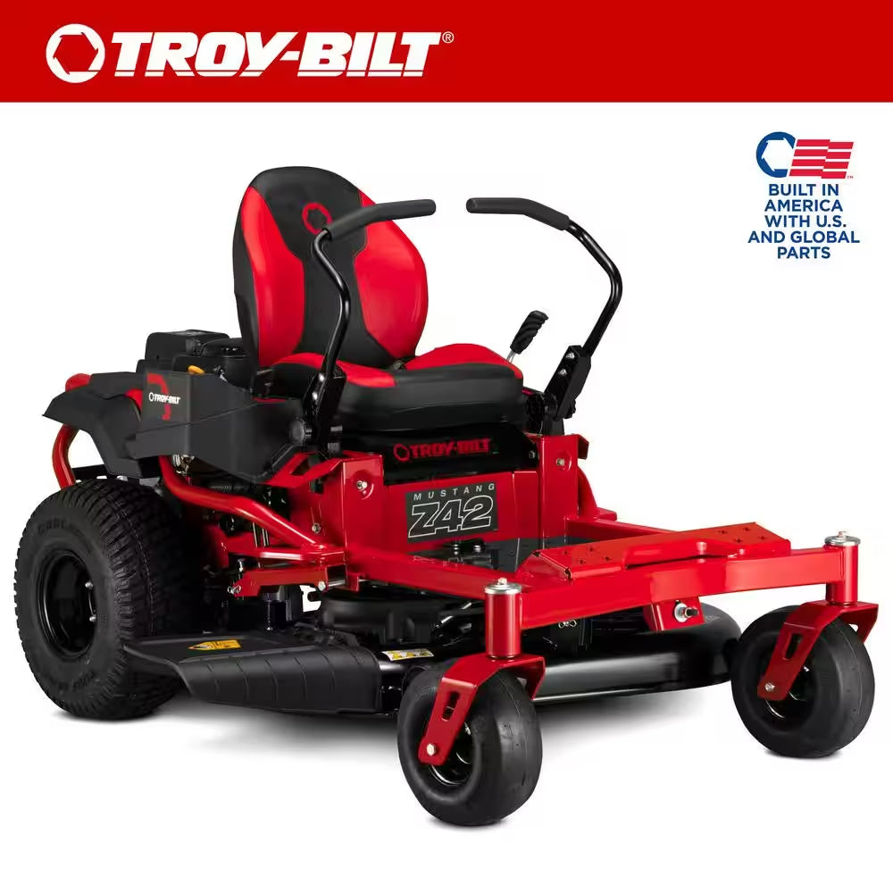 Mustang 50 In. 24 HP V-Twin Kohler 7000 Series Engine Dual Hydrostatic Drive Gas Zero Turn Riding Lawn Mower