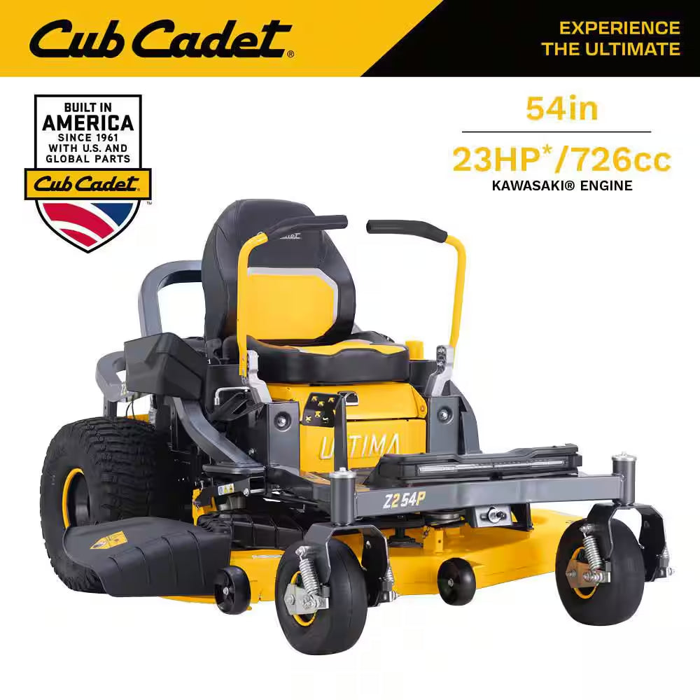 Ultima Z2 46In. Fabricated Deck 21.5HP V-Twin Kawasaki FR Series Engine Dual Hydro Drive Gas Zero Turn Riding Lawn Mower