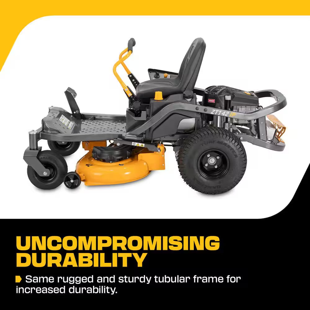 Ultima ZT1 42 In. 547 Cc Intellipower Engine Dual Hydrostatic Drive Gas Zero Turn Riding Lawn Mower