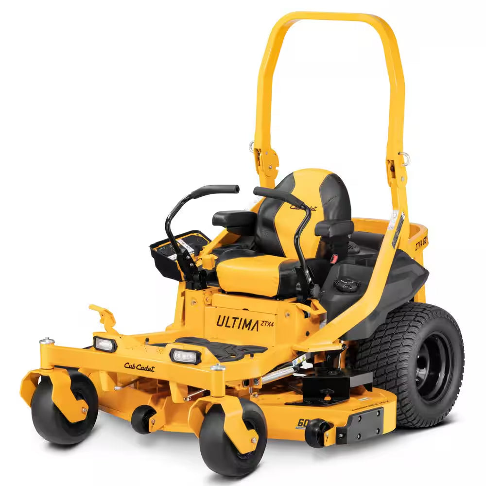 Ultima ZTX4 60 In. Fabricated Deck 24 HP V-Twin Kohler 7000 Pro Series Engine Zero Turn Mower with Roll over Protection