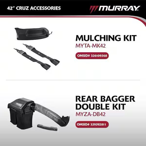 Cruz XD 50 In. 22.0 HP Zero Turn Mower with Mulching Kit and Double Bagger