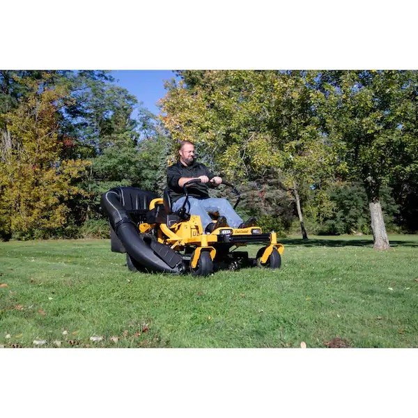 Ultima ZT Mower Combo: 54 In. Fab Deck 23HP Kawasaki Engine Zero Turn Mower, Bagger, and Mounting Kit