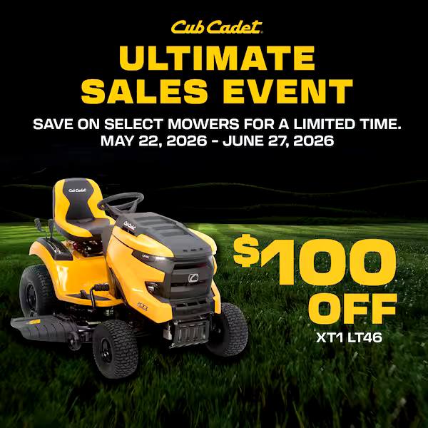 XT1 Enduro LT 46 In. 22 HP Kohler Riding Tractor and 42/46 In. Double Bagger