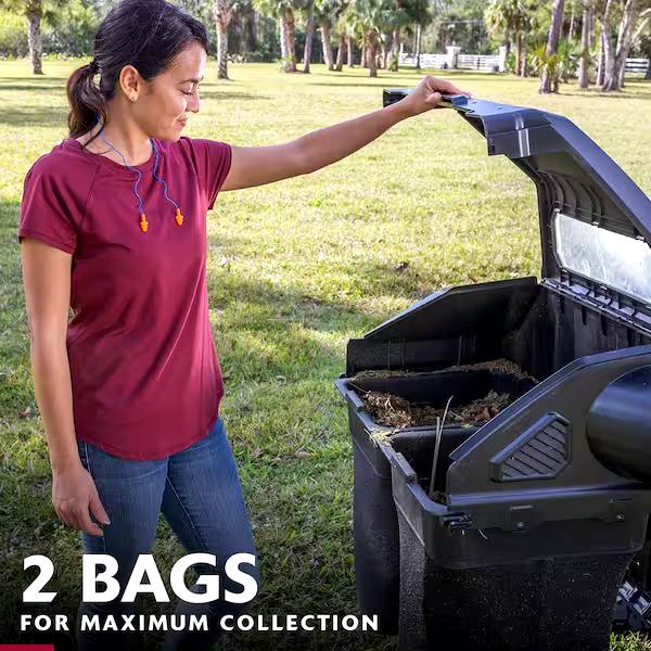 MT100 42 In. 13.5 HP 500Cc Briggs Gas Tractor, Mulching Kit and Double Bagger for 42 In. Deck Combo