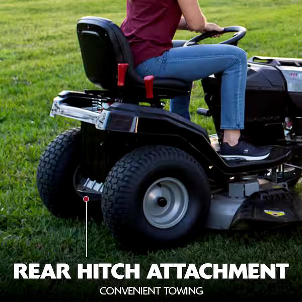 MT100 42 In. 13.5 HP 500Cc Briggs Gas Tractor, Mulching Kit and Double Bagger for 42 In. Deck Combo