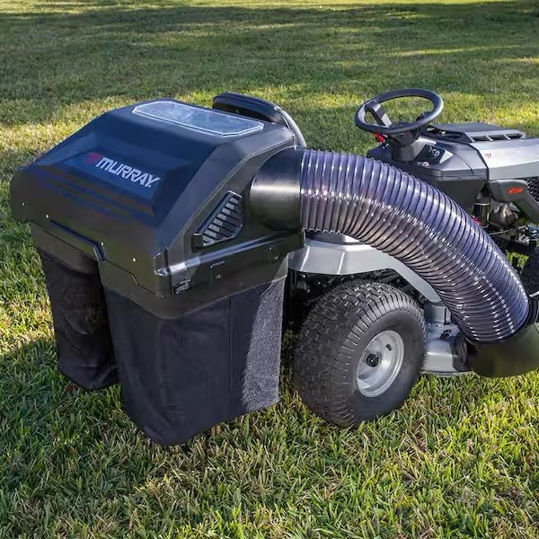 42 In. 19.0 HP Riding Lawn Tractor Mower, Mulching Kit and Double Bagger for 42 In. Deck Combo