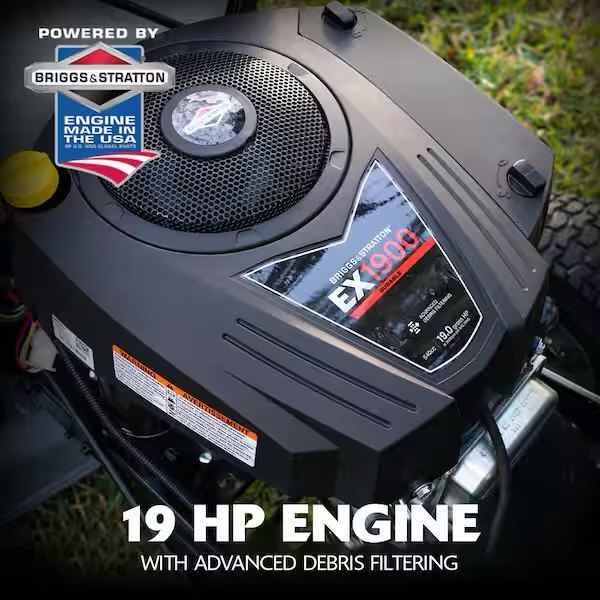 Cruz 42 In. Zero Turn Mower with 19.0 HP Engine, Mulching Kit and Double Bagger Combo