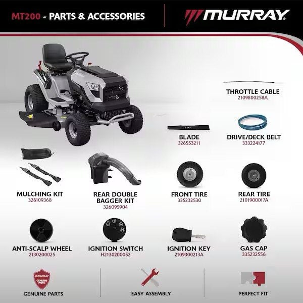 Cruz 42 In. Zero Turn Mower with 19.0 HP Engine, Mulching Kit and Double Bagger Combo